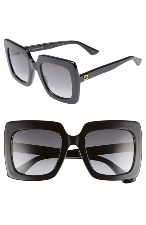 gucci woman sunglass black|gucci sunglasses women nordstrom.